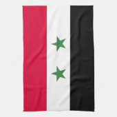 Syrische vlag theedoek (Verticaal)