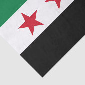 Syrische vlag tissuepapier (Detail)