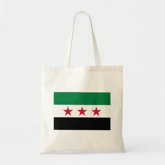 Syrische vlag tote bag (Voorkant)