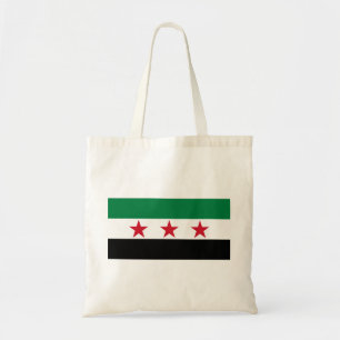 Syrische vlag tote bag