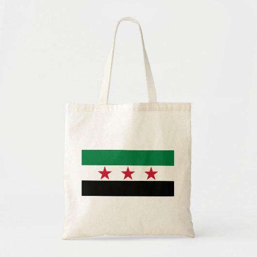 Syrische vlag tote bag (Voorkant)