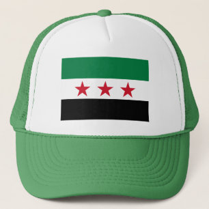 Syrische vlag trucker pet