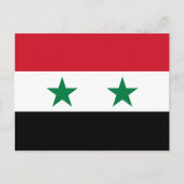 Syrische vlag, Vlag van Syrië Briefkaart (Voorkant)
