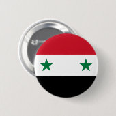 Syrische vlag - vlag van Syrië Ronde Button 5,7 Cm (Voorkant /achterkant)