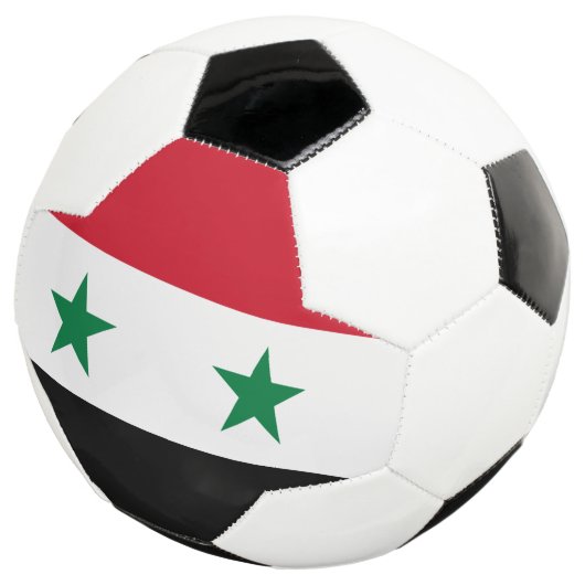 Syrische vlag voetbal (Drie kwart)