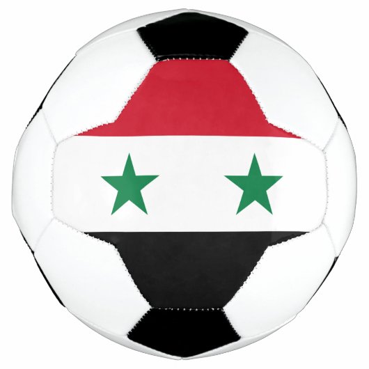Syrische vlag voetbal (Voorkant)