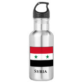 Syrische vlag waterfles  (Voorkant)