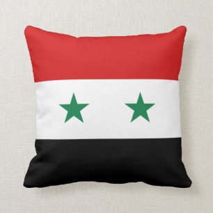 Syrische vlag x vlaggenpiloot kussen