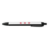 Syrische vlag zwarte inkt pen (Bodem)