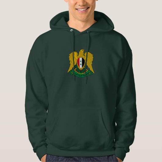 Syrische wapenschild hoodie (Voorkant)