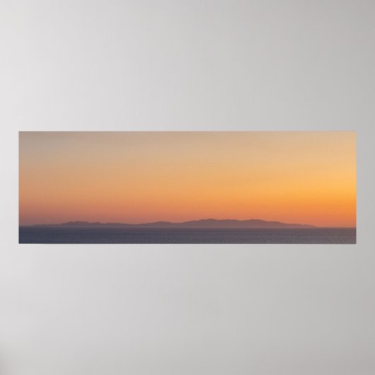 Syros Eiland Panorama Poster (Voorkant)