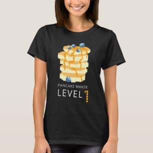 Syrup voor pannenkoeken die de snelle verbinding v t-shirt