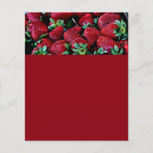 SYS STRAWBERRIES FOTOGRAPHY ACHTERGRONDEN WALLPAPE FLYER