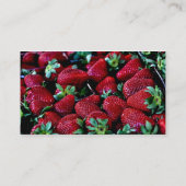SYS STRAWBERRIES FOTOGRAPHY ACHTERGRONDEN WALLPAPE VISITEKAARTJE (Achterkant)