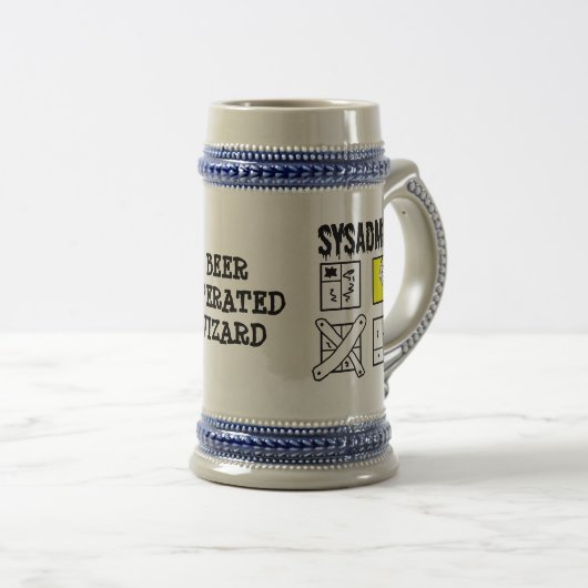 Sysadmin - de Beheerder van het Systeem Bierpul (Voorkant rechts)