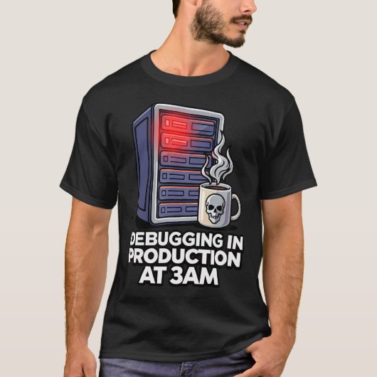 Sysadmin Devops Foutopsporing In Productie Bij T-shirt (Voorkant)