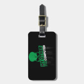 Sysadmin Engineer Hacker Nerd Admin Code ontwikkel Bagagelabel (Voorkant verticaal)