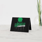 Sysadmin Engineer Hacker Nerd Admin Code ontwikkel Bedankkaart (Voorkant)