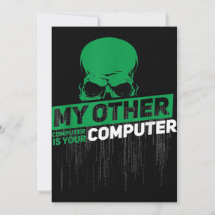 Sysadmin Engineer Hacker Nerd Admin Code ontwikkel Bedankkaart