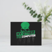 Sysadmin Engineer Hacker Nerd Admin Code ontwikkel Briefkaart (Staand voorkant)