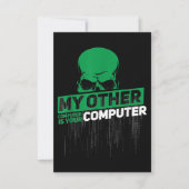 Sysadmin Engineer Hacker Nerd Admin Code ontwikkel Kaart (Voorkant)