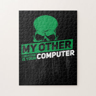 Sysadmin Engineer Hacker Nerd Admin Code ontwikkel Legpuzzel