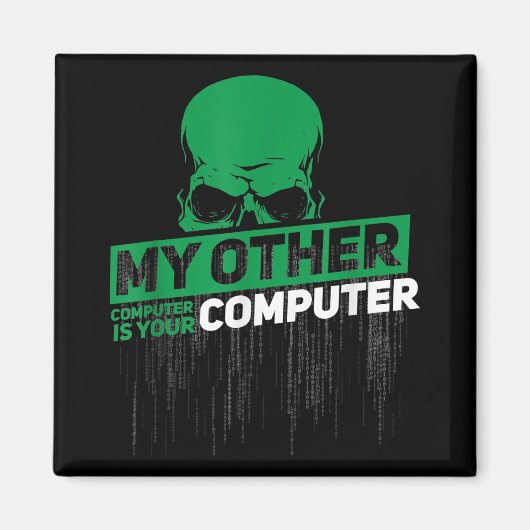 Sysadmin Engineer Hacker Nerd Admin Code ontwikkel Magneet (Voorkant)
