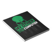 Sysadmin Engineer Hacker Nerd Admin Code ontwikkel Notitieblok (Schuin)