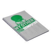 Sysadmin Engineer Hacker Nerd Admin Code ontwikkel Notitieboek (Rechterzijde)