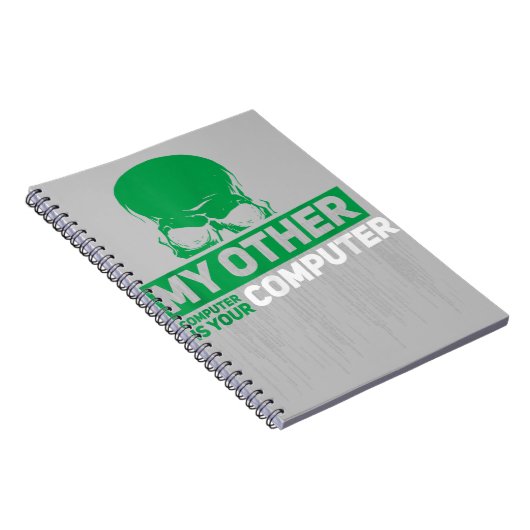 Sysadmin Engineer Hacker Nerd Admin Code ontwikkel Notitieboek (Rechterzijde)