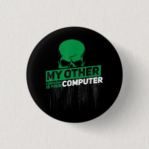 Sysadmin Engineer Hacker Nerd Admin Code ontwikkel Ronde Button 3,2 Cm