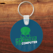 Sysadmin Engineer Hacker Nerd Admin Code ontwikkel Sleutelhanger (Voorkant)