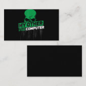 Sysadmin Engineer Hacker Nerd Admin Code ontwikkel Visitekaartje (Voorkant / Achterkant)