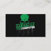 Sysadmin Engineer Hacker Nerd Admin Code ontwikkel Visitekaartje (Voorkant)