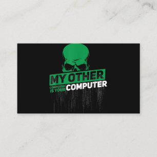 Sysadmin Engineer Hacker Nerd Admin Code ontwikkel Visitekaartje