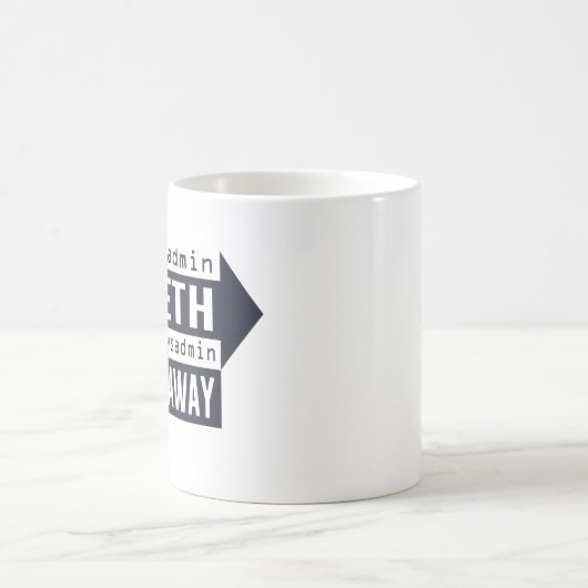 Sysadmin Giveth en Taketh Away Koffiemok (Center)