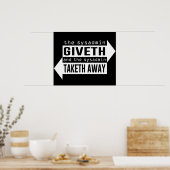 Sysadmin Giveth en Taketh Away Poster (Keuken)