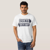 Sysadmin Giveth en Taketh Away T-shirt (Voorkant volledig)