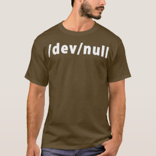 Sysadmin Linu devnull DevOps Programmer T-shirt