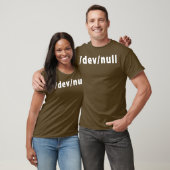Sysadmin Linu devnull DevOps Programmer T-shirt (Unisex)