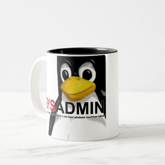 SYSADMIN TWEEKLEURIGE KOFFIEMOK (Voorkant links)