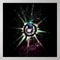 Systeem 1 Alternatieve canvasafdruk