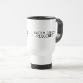 Systeem Herstart Vereist Minimalistisch Reisbeker (Voorkant rechts)