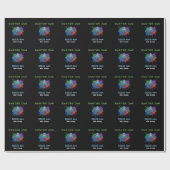 Systeem Kleur Fout 404 Tech Storing Microchip Graf Cadeaupapier (Vlak)