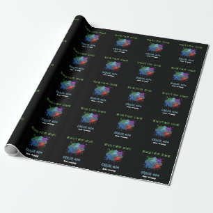 Systeem Kleur Fout 404 Tech Storing Microchip Graf Cadeaupapier