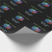 Systeem Kleur Fout 404 Tech Storing Microchip Graf Cadeaupapier (Hoek)