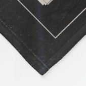 Systeem offline - Techno-Brutalist ontwerp Fleece Deken (Hoek)