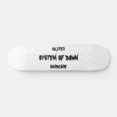 systeem van down, hardcore, skater persoonlijk skateboard (Horizontaal)