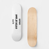 systeem van down, hardcore, skater persoonlijk skateboard (Voorkant)