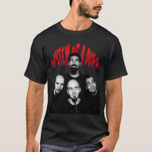Systeem van een omlaag t-shirt